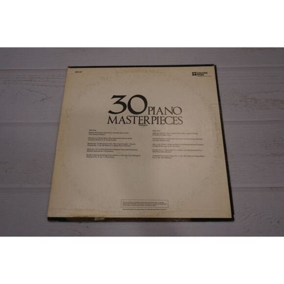 30 Piano Masterpieces Vinyl LP Classical Music Collection Preowned - Picture 4 of 4